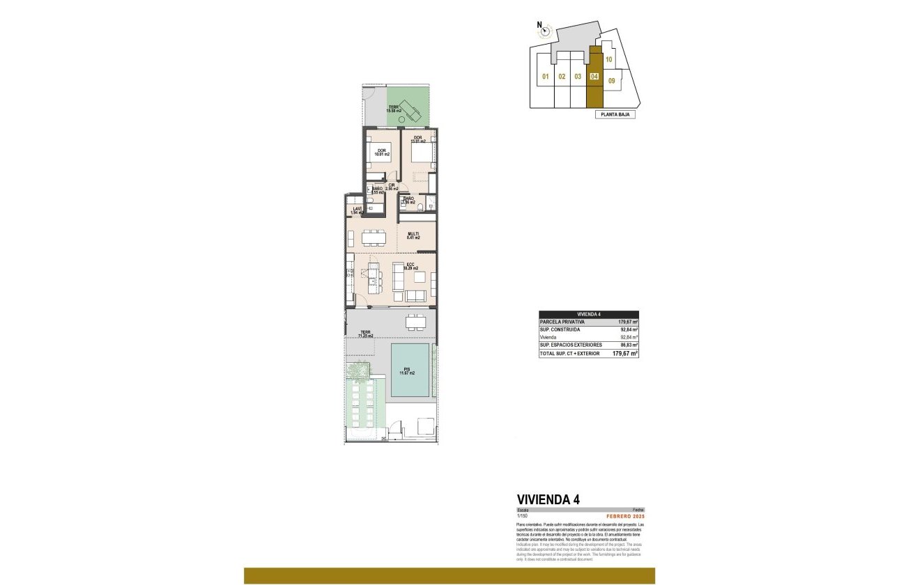 Nieuwbouw Woningen - Bungalow -
Pilar de la Horadada - parques de Andromeda