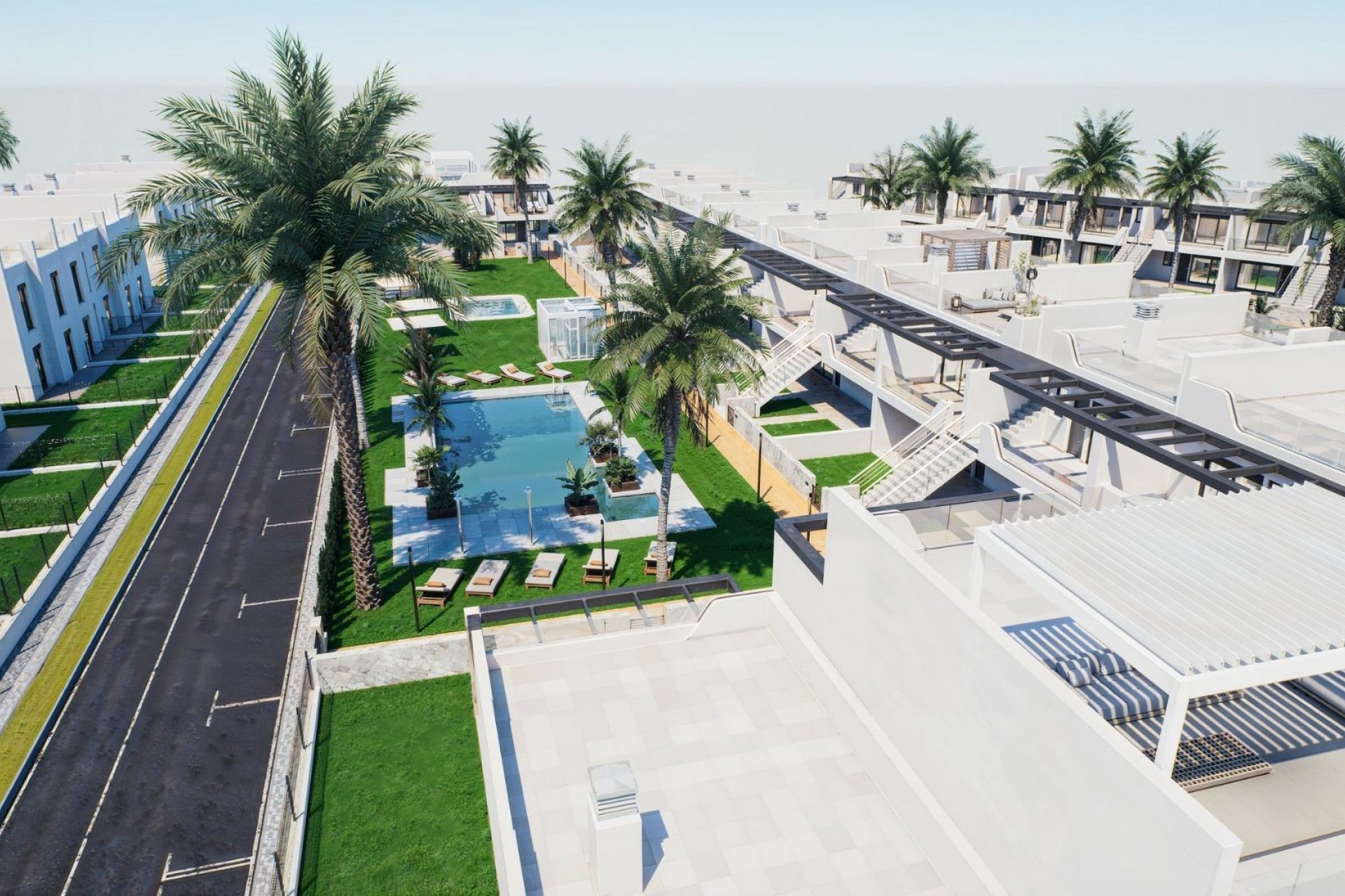 Nieuwbouw Woningen - Bungalow -
Pilar de la Horadada - pueblo