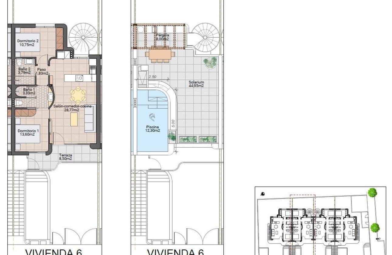Nieuwbouw Woningen - Bungalow -
Pilar de la Horadada - pueblo