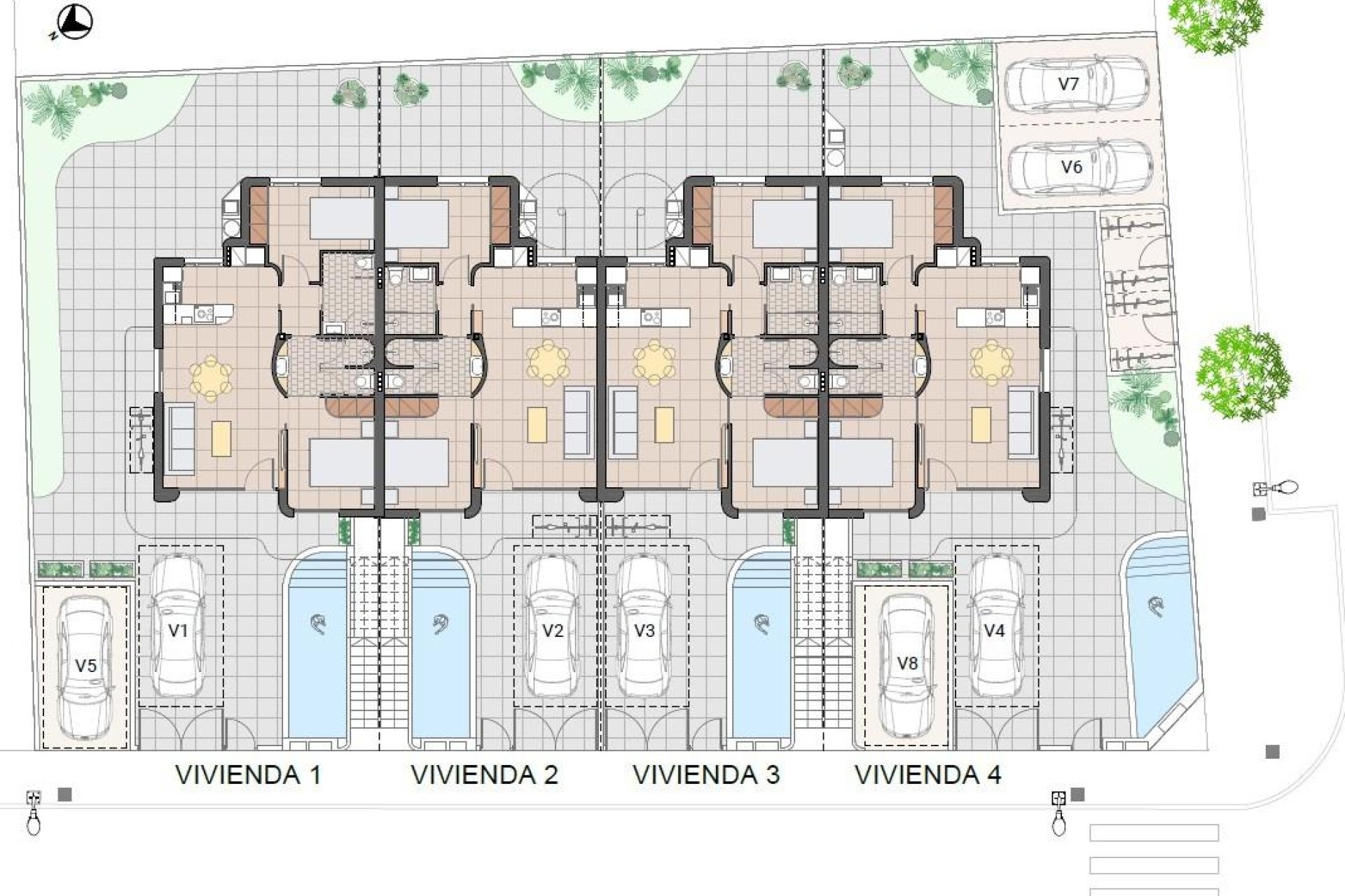 Nieuwbouw Woningen - Bungalow -
Pilar de la Horadada - pueblo