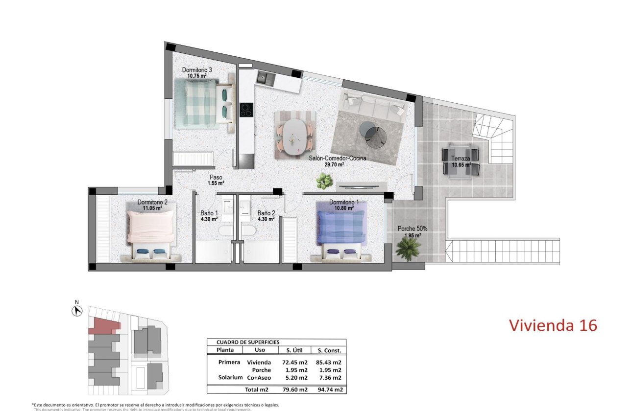 Nieuwbouw Woningen - Bungalow -
Pilar de la Horadada - pueblo