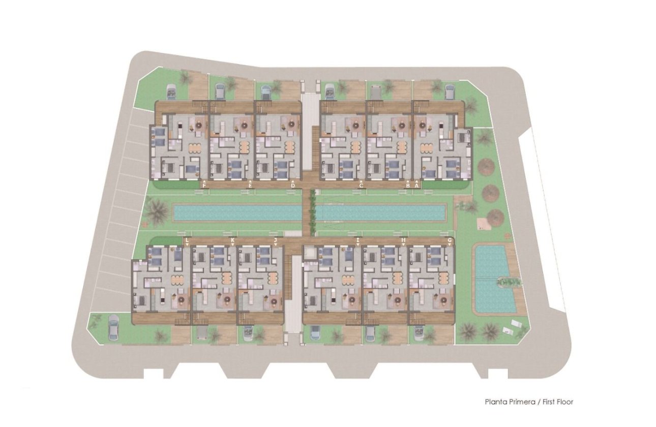 Nieuwbouw Woningen - Bungalow -
Pilar de la Horadada - pueblo