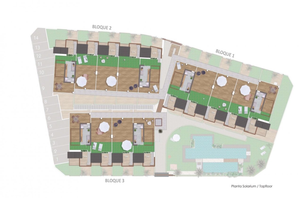 Nieuwbouw Woningen - Bungalow -
Pilar de la Horadada - pueblo