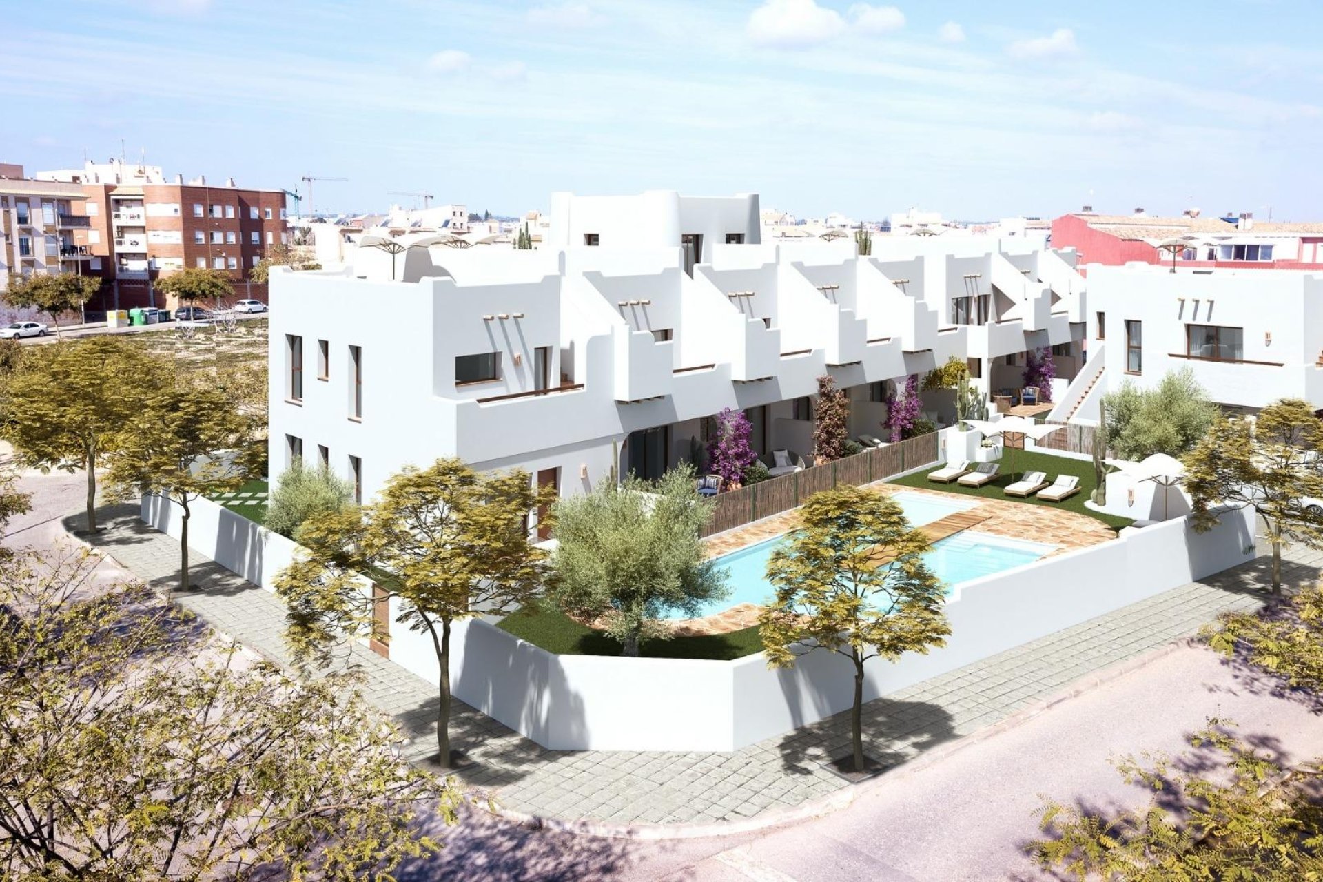 Nieuwbouw Woningen - Bungalow -
Pilar de la Horadada - pueblo