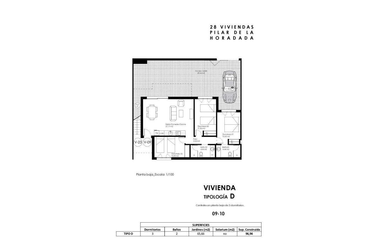 Nieuwbouw Woningen - Bungalow -
Pilar de la Horadada - pueblo
