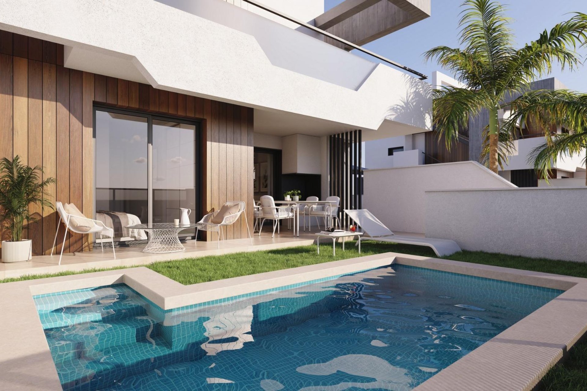 Nieuwbouw Woningen - Bungalow -
Puerto de Mazarron - Playa Negra