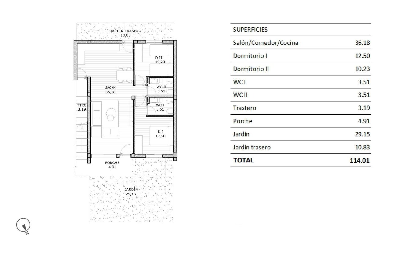 Nieuwbouw Woningen - Bungalow -
San Miguel de Salinas - Pueblo