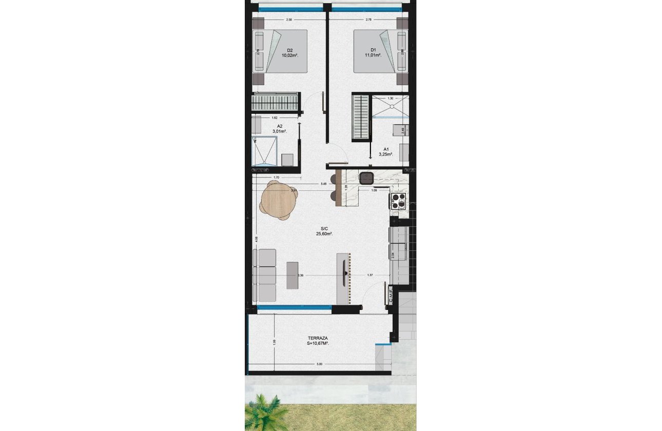 Nieuwbouw Woningen - Bungalow -
San Pedro del Pinatar - Centro