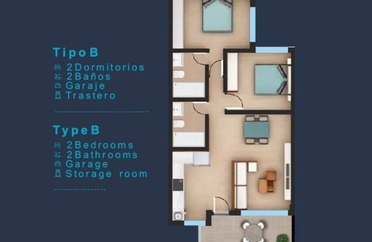 Nieuwbouw Woningen - Bungalow -
San Pedro del Pinatar - Los Pinos