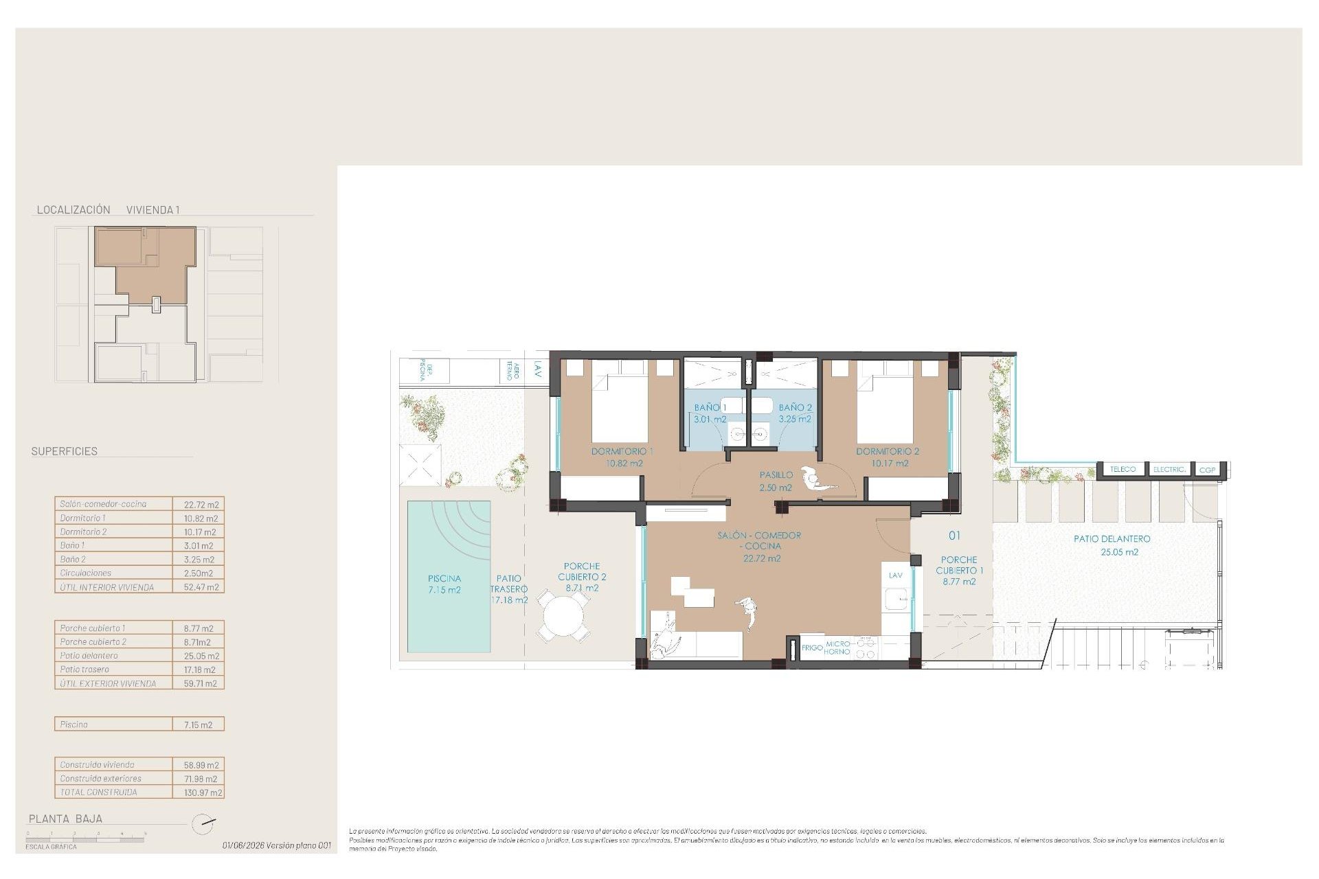 Nieuwbouw Woningen - Bungalow -
San Pedro del Pinatar - Molino de Chirrete