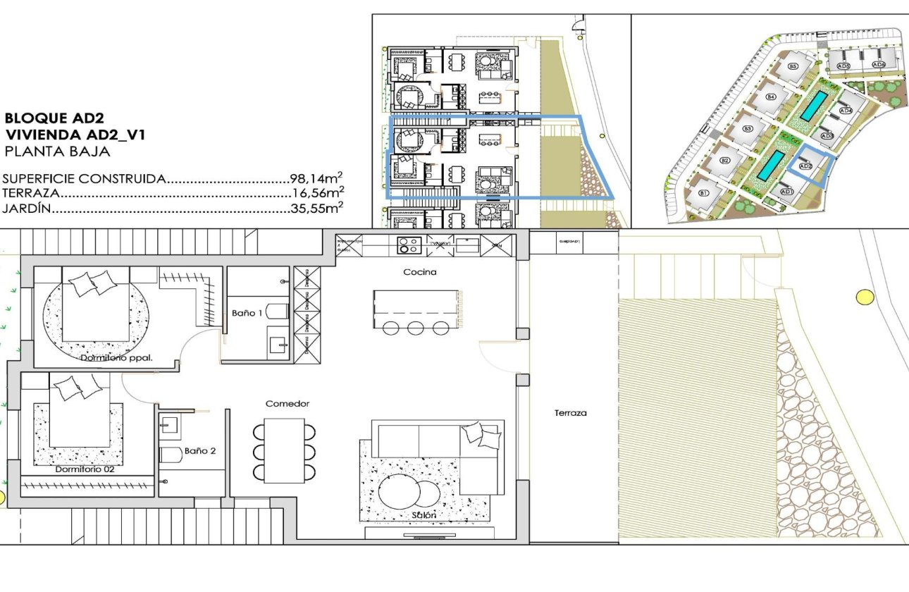 Nieuwbouw Woningen - Bungalow -
Torre Pacheco - Santa Rosalia Lake And Life Resort