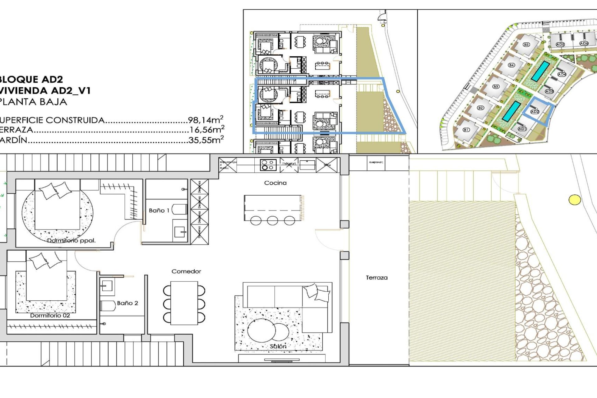 Nieuwbouw Woningen - Bungalow -
Torre Pacheco - Santa Rosalia Lake And Life Resort