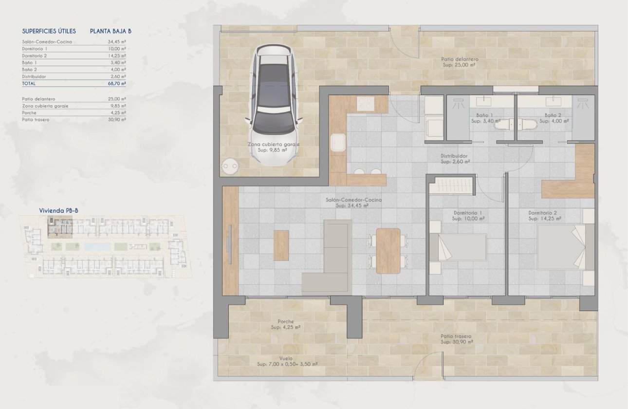 Nieuwbouw Woningen - Bungalow -
Torre Pacheco - Torrepacheco