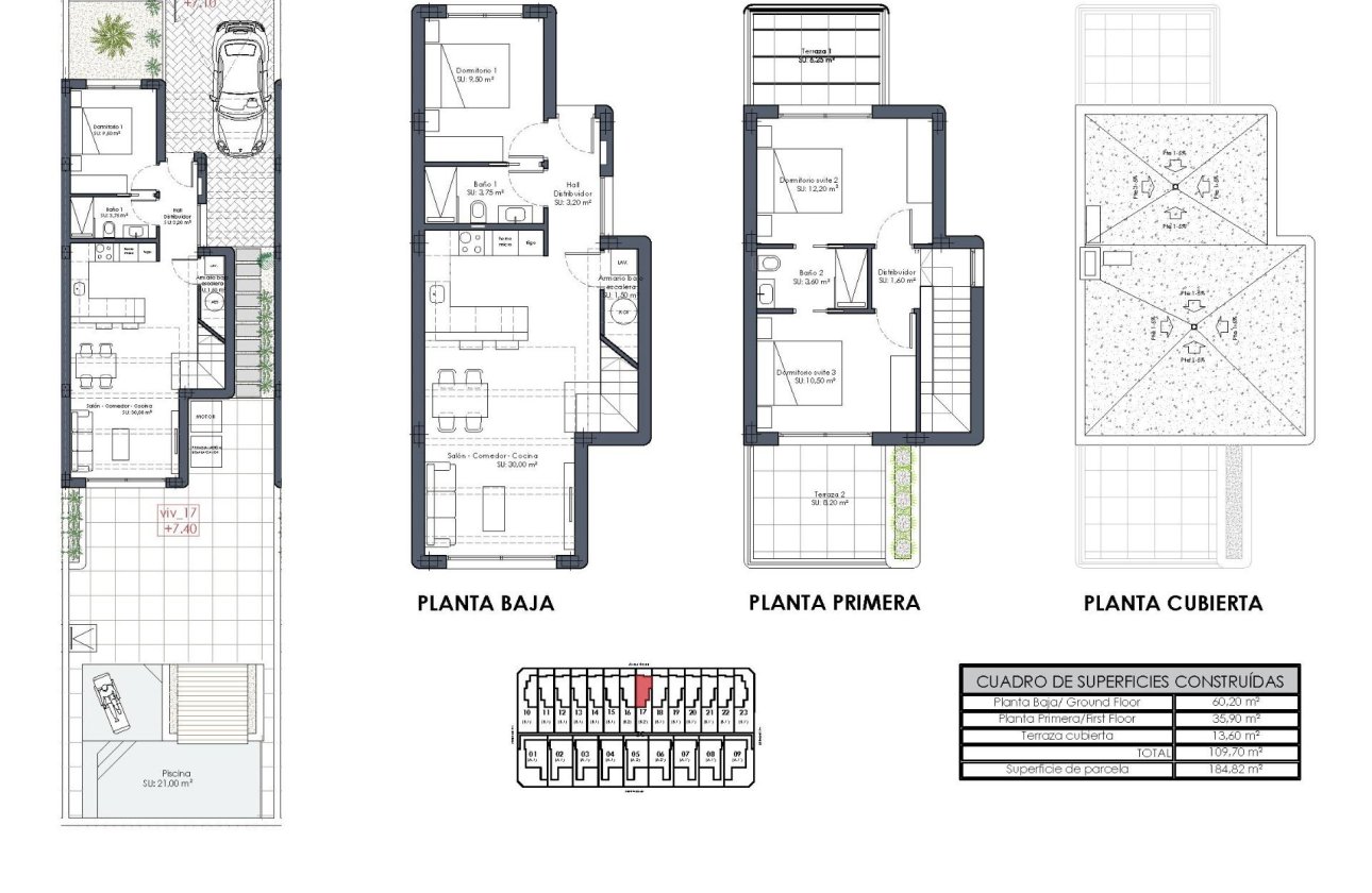 Nieuwbouw Woningen - Chalet -
Los Alcazares - Serena Golf