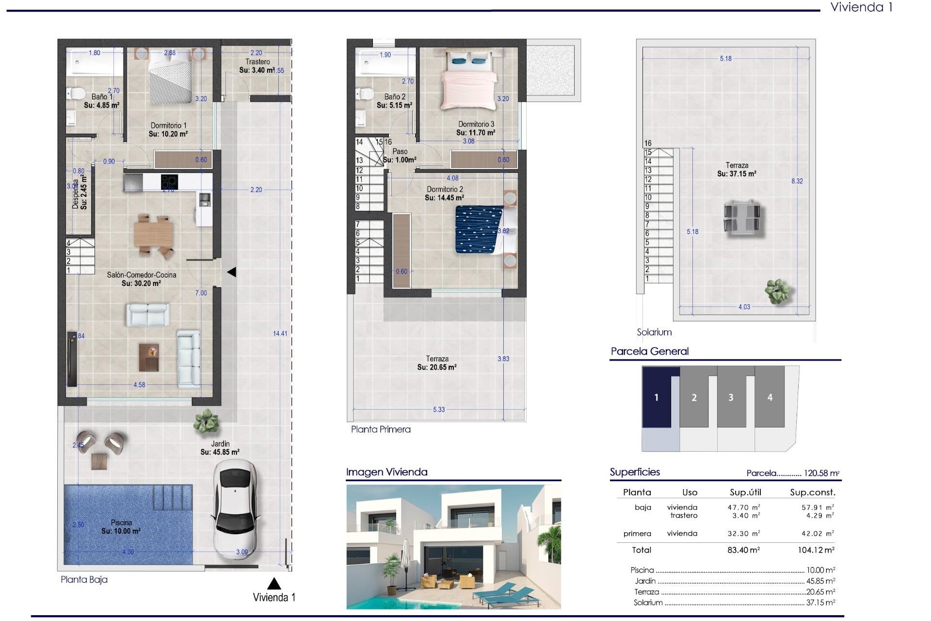 Nieuwbouw Woningen - Chalet -
San Pedro del Pinatar - Pueblo