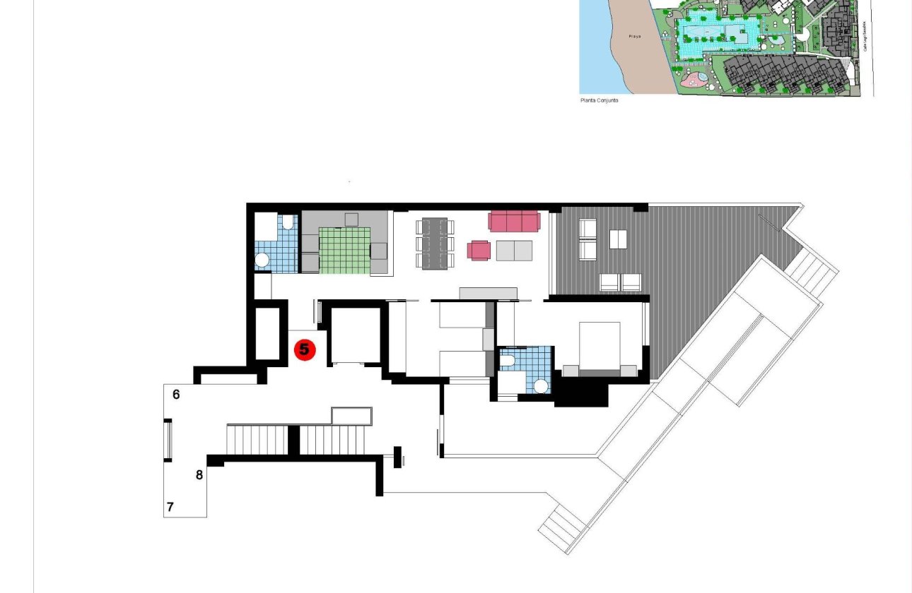 Nieuwbouw Woningen - Ground floor apartment -
Denia - L´Estanyó (Marinas)