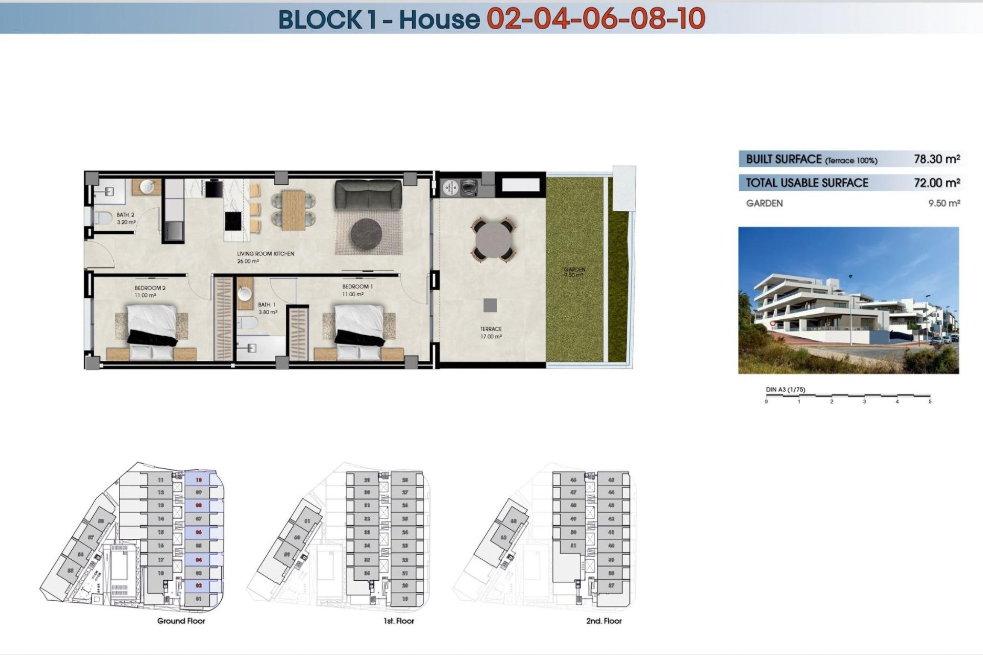 Nieuwbouw Woningen - Ground floor apartment -
La Marina - La Marina del Pinet