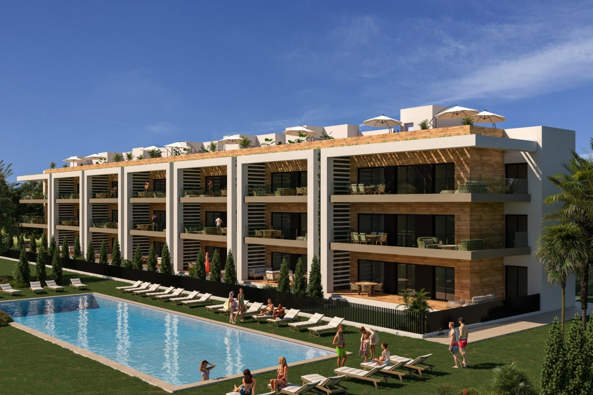 Nieuwbouw Woningen - Ground floor apartment -
Los Alcazares - La Serena Golf