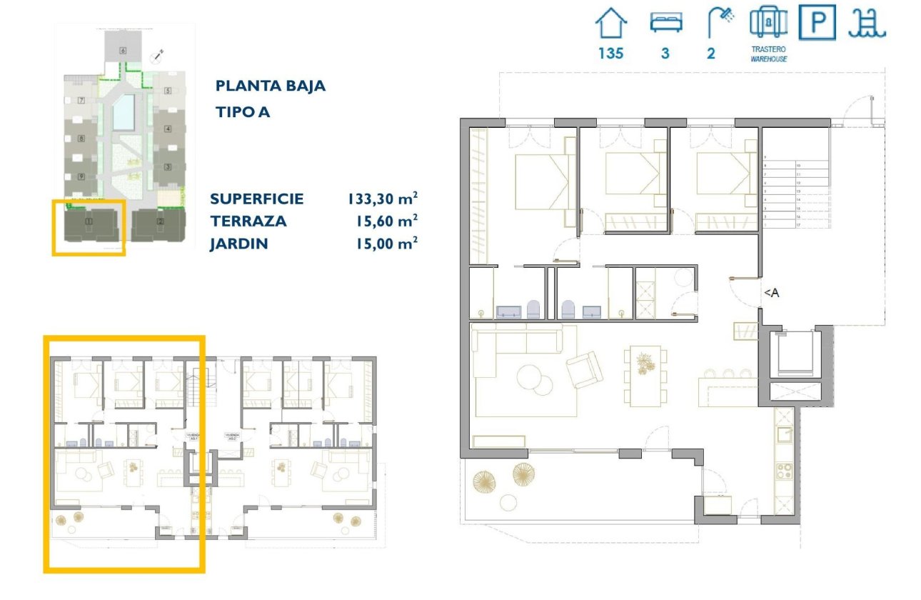 Nieuwbouw Woningen - Ground floor apartment -
San Pedro del Pinatar - Pueblo