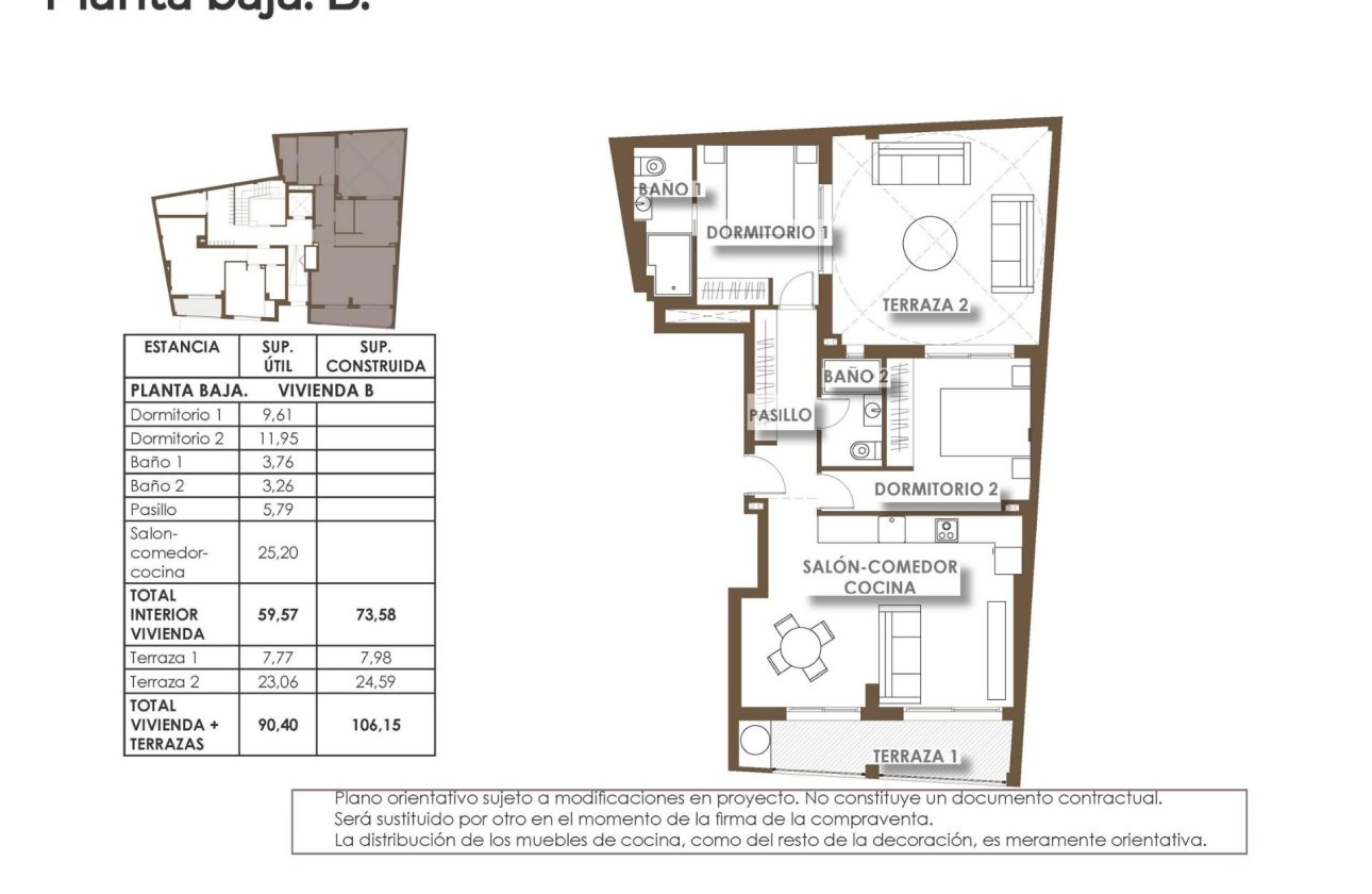 Nieuwbouw Woningen - Ground floor apartment -
Torrevieja - Playa de El Cura
