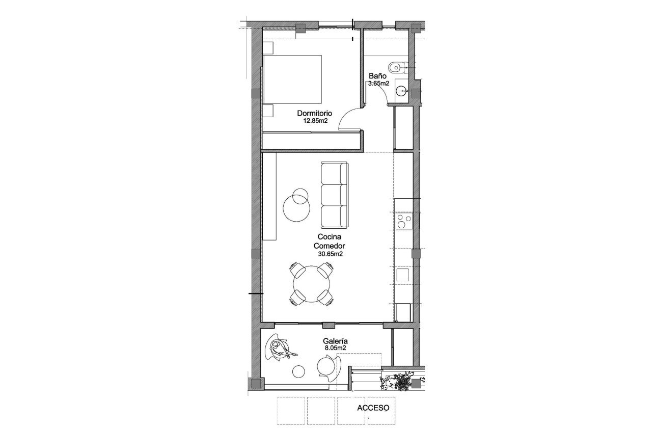 Nieuwbouw Woningen - Ground floor apartment -
Torrevieja - Playa Los Naufragos