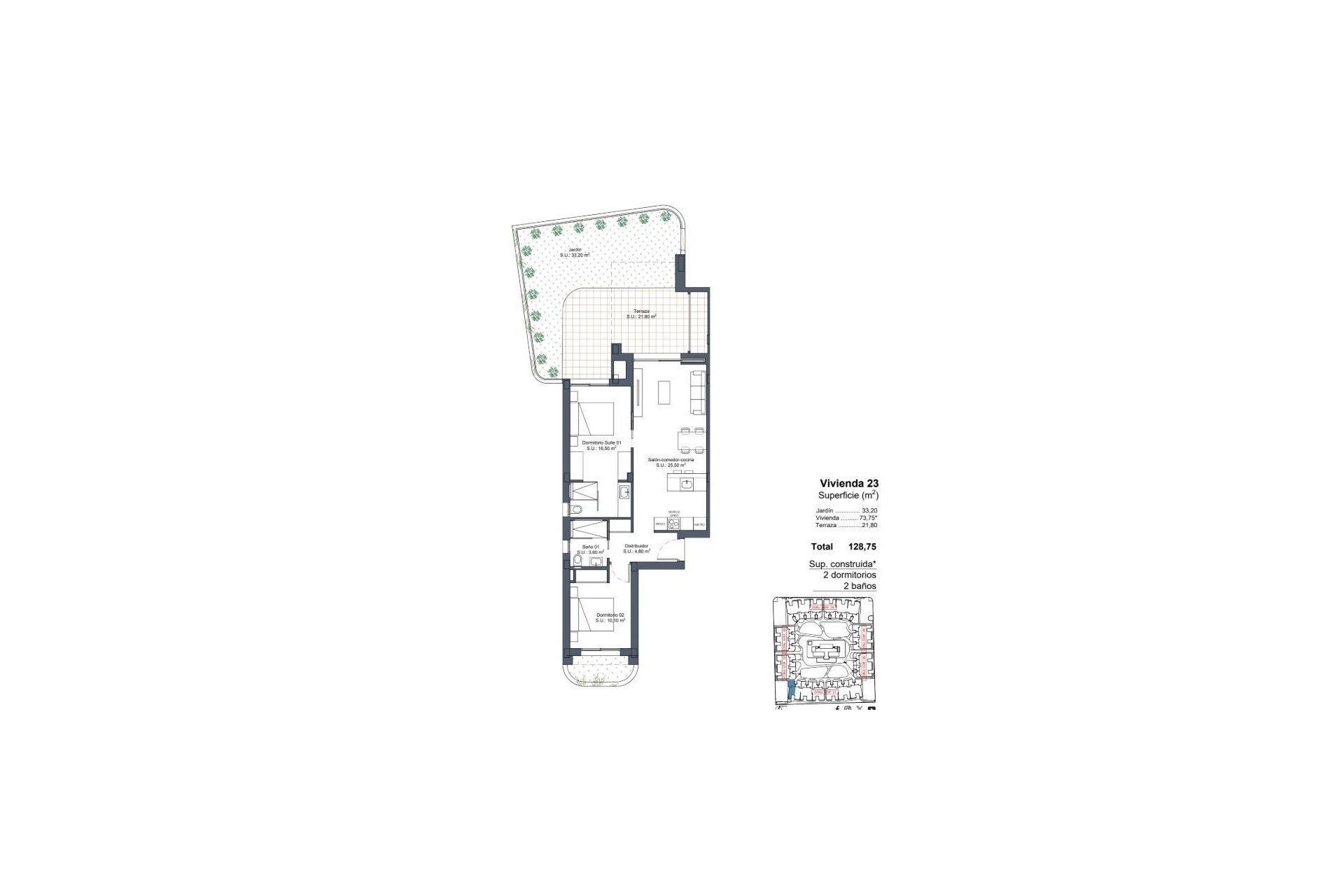 Nieuwbouw Woningen - Ground Floor Bungalow -
Ciudad Quesada - Lo Marabú