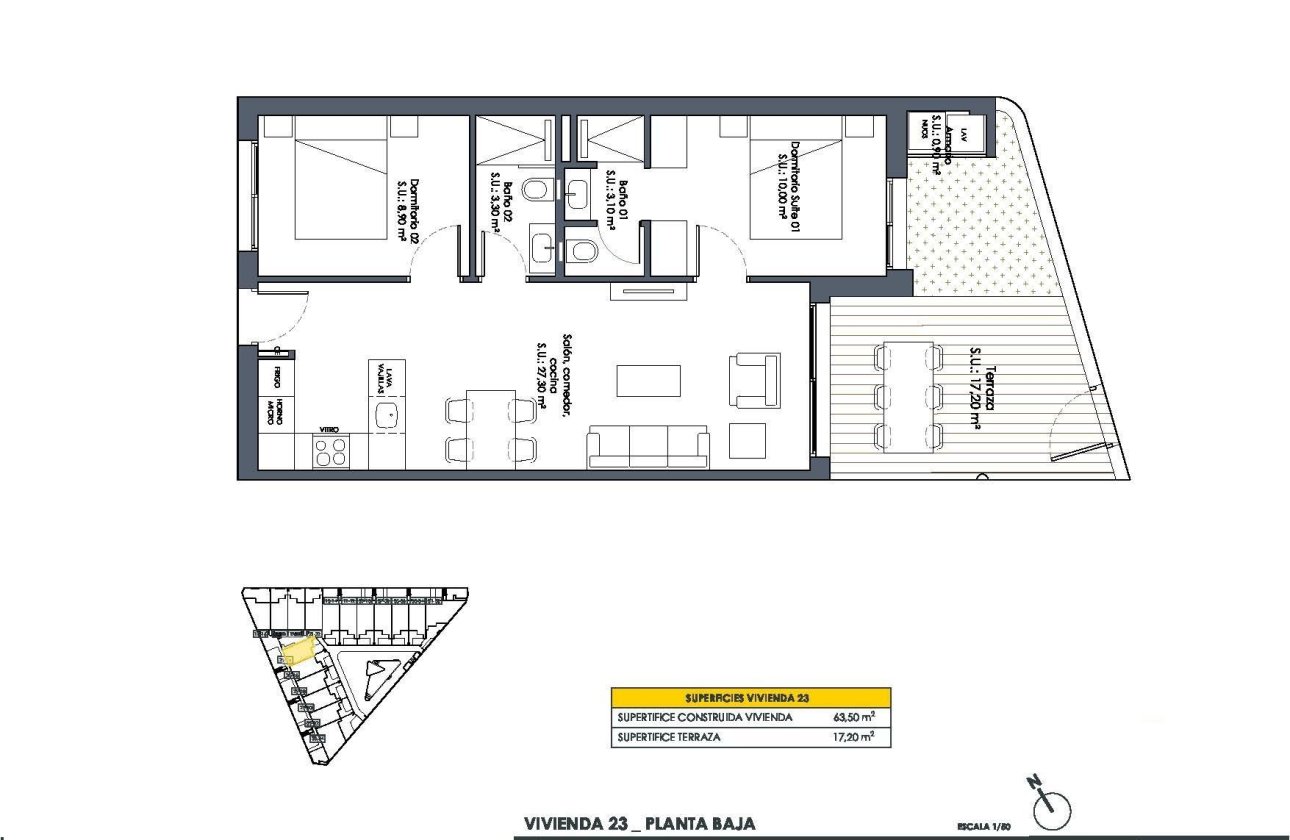Nieuwbouw Woningen - Ground Floor Bungalow -
San Fulgencio - Pueblo
