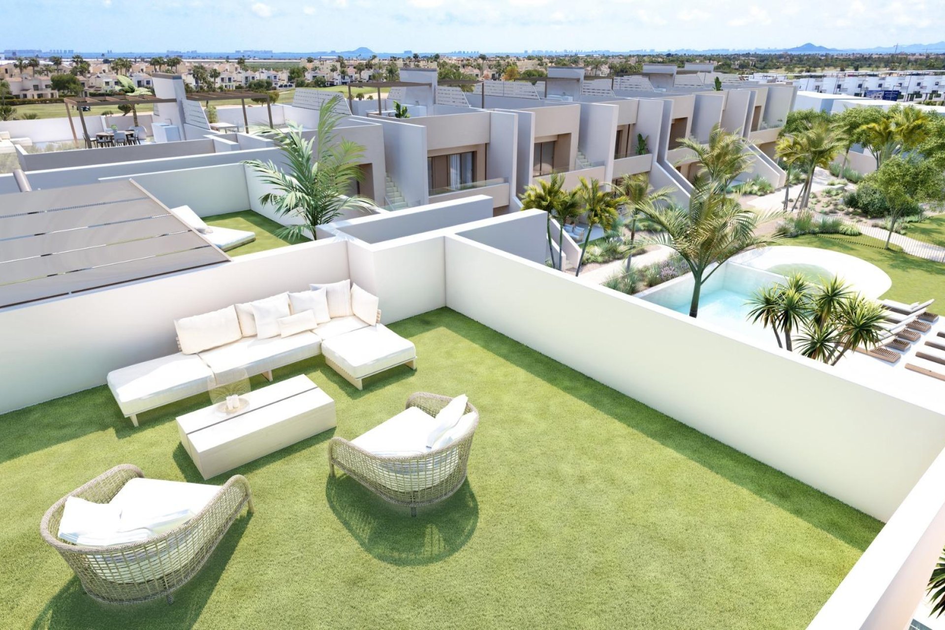 Nieuwbouw Woningen - Ground Floor Bungalow -
San Javier - Roda Golf