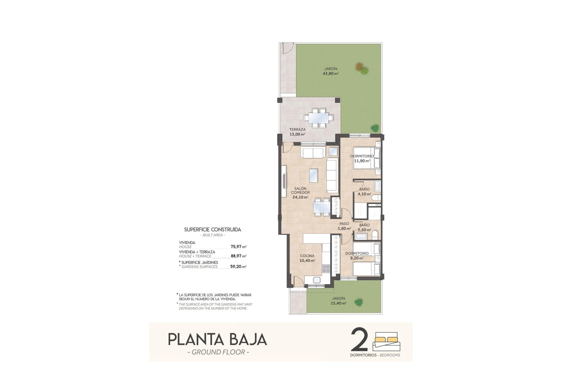 Nieuwbouw Woningen - Ground Floor Bungalow -
San Miguel de Salinas - La Cañada