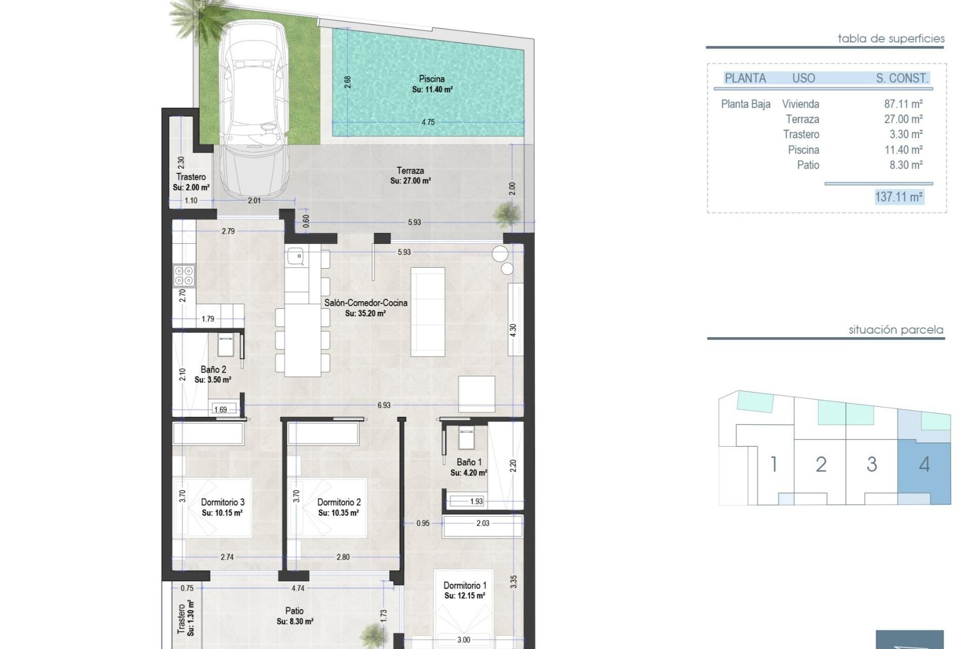 Nieuwbouw Woningen - Ground Floor Bungalow -
San Pedro del Pinatar - Las Esperanzas