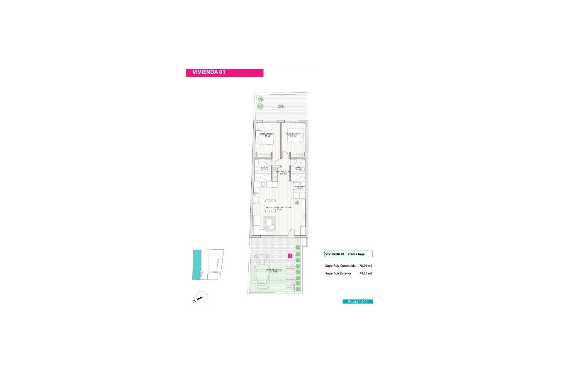 Nieuwbouw Woningen - Ground Floor Bungalow -
San Pedro del Pinatar - Lo Pagan