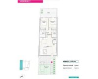Nieuwbouw Woningen - Ground Floor Bungalow -
San Pedro del Pinatar - Lo Pagan