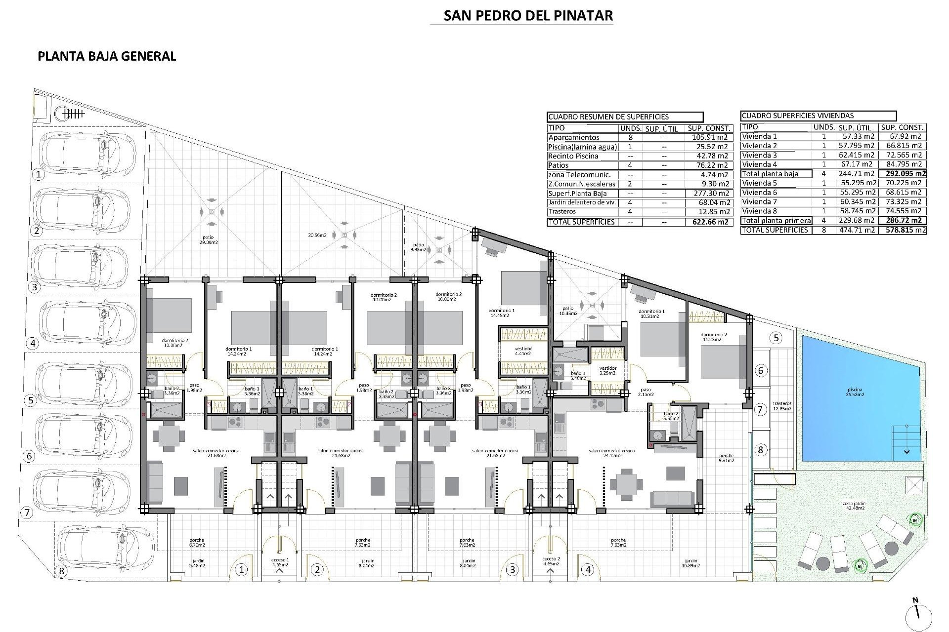 Nieuwbouw Woningen - Ground Floor Bungalow -
San Pedro del Pinatar - Los Cuarteros