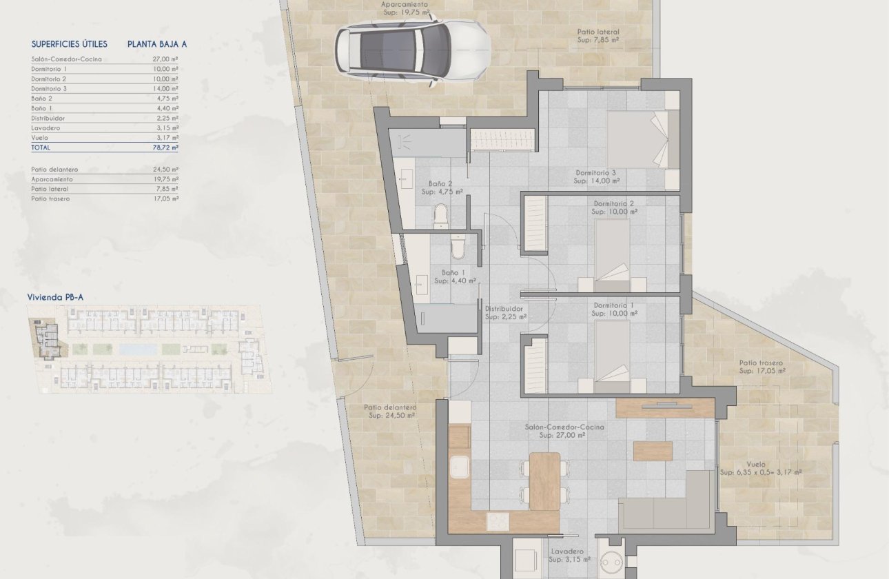 Nieuwbouw Woningen - Ground Floor Bungalow -
Torre Pacheco - Torrepacheco