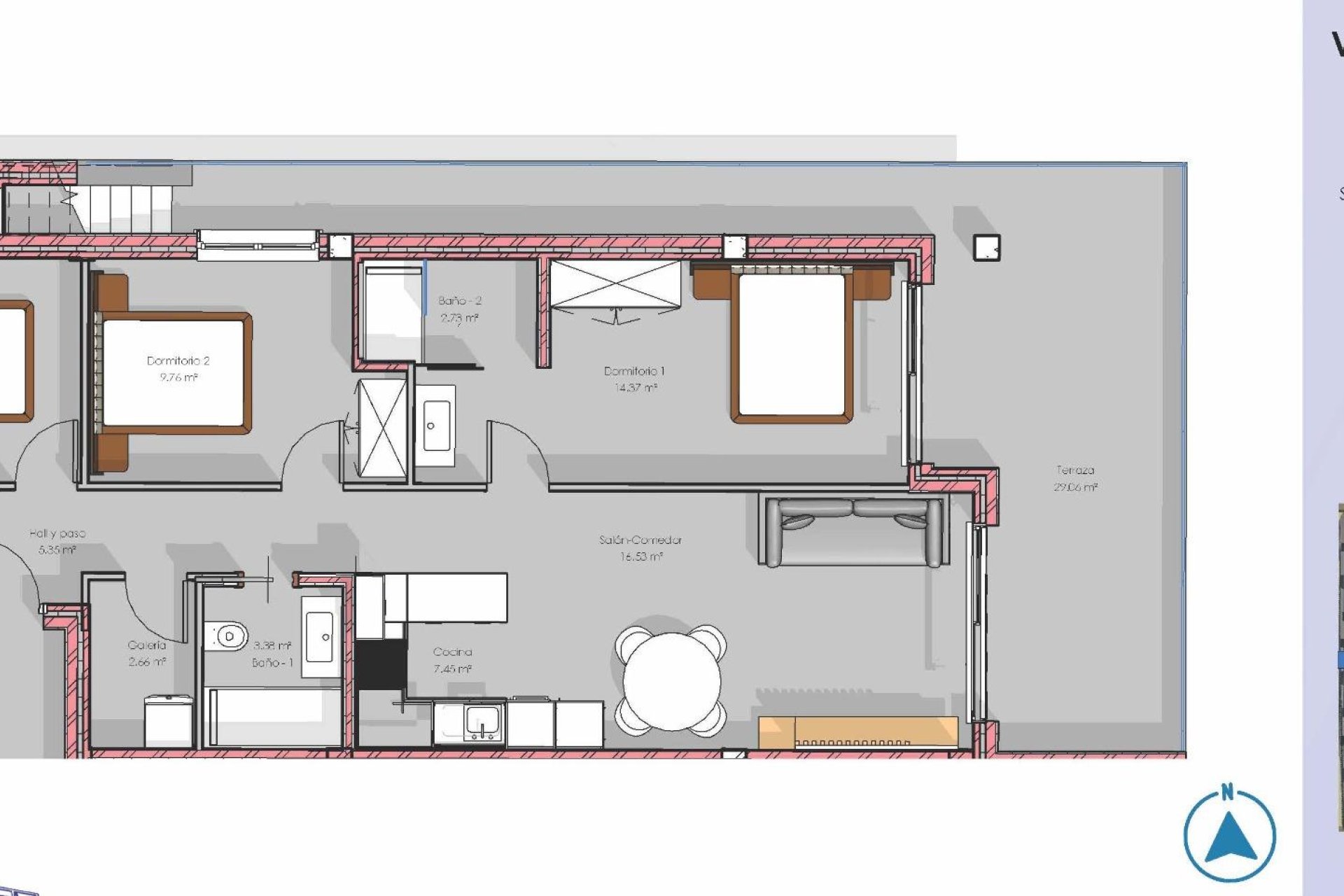 Nieuwbouw Woningen - Penthouse -
Guardamar del Segura - El Raso