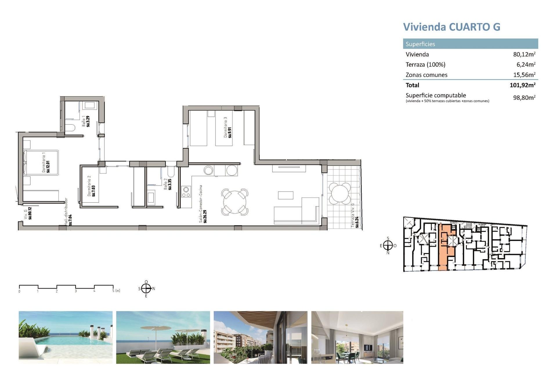 Nieuwbouw Woningen - Penthouse -
Guardamar del Segura - Pueblo