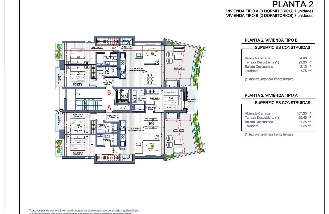 Nieuwbouw Woningen - Penthouse -
La Manga Club - Las Orquídeas