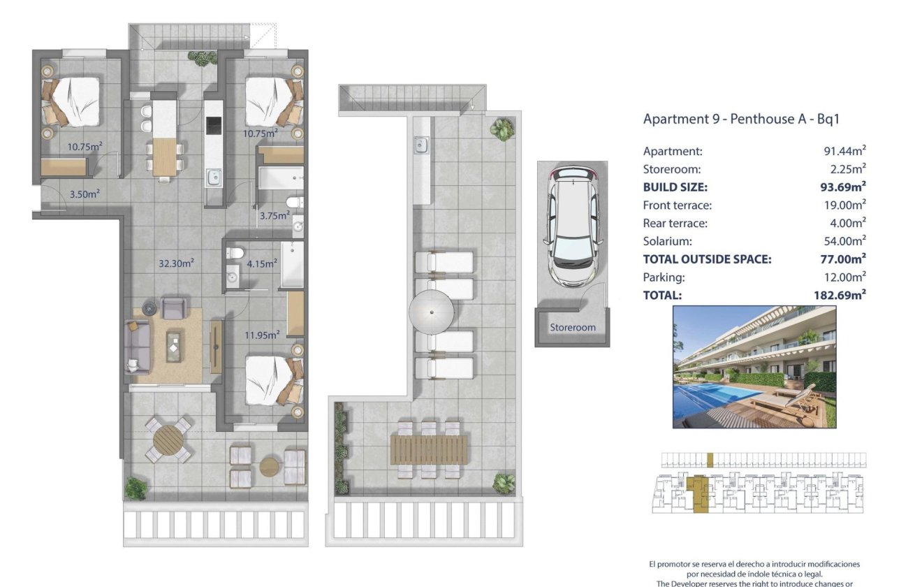 Nieuwbouw Woningen - Penthouse -
Los Alcazares - Los Narejos