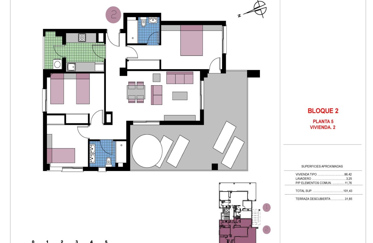 Nieuwbouw Woningen - Penthouse -
Pilar de la Horadada - Mil Palmeras