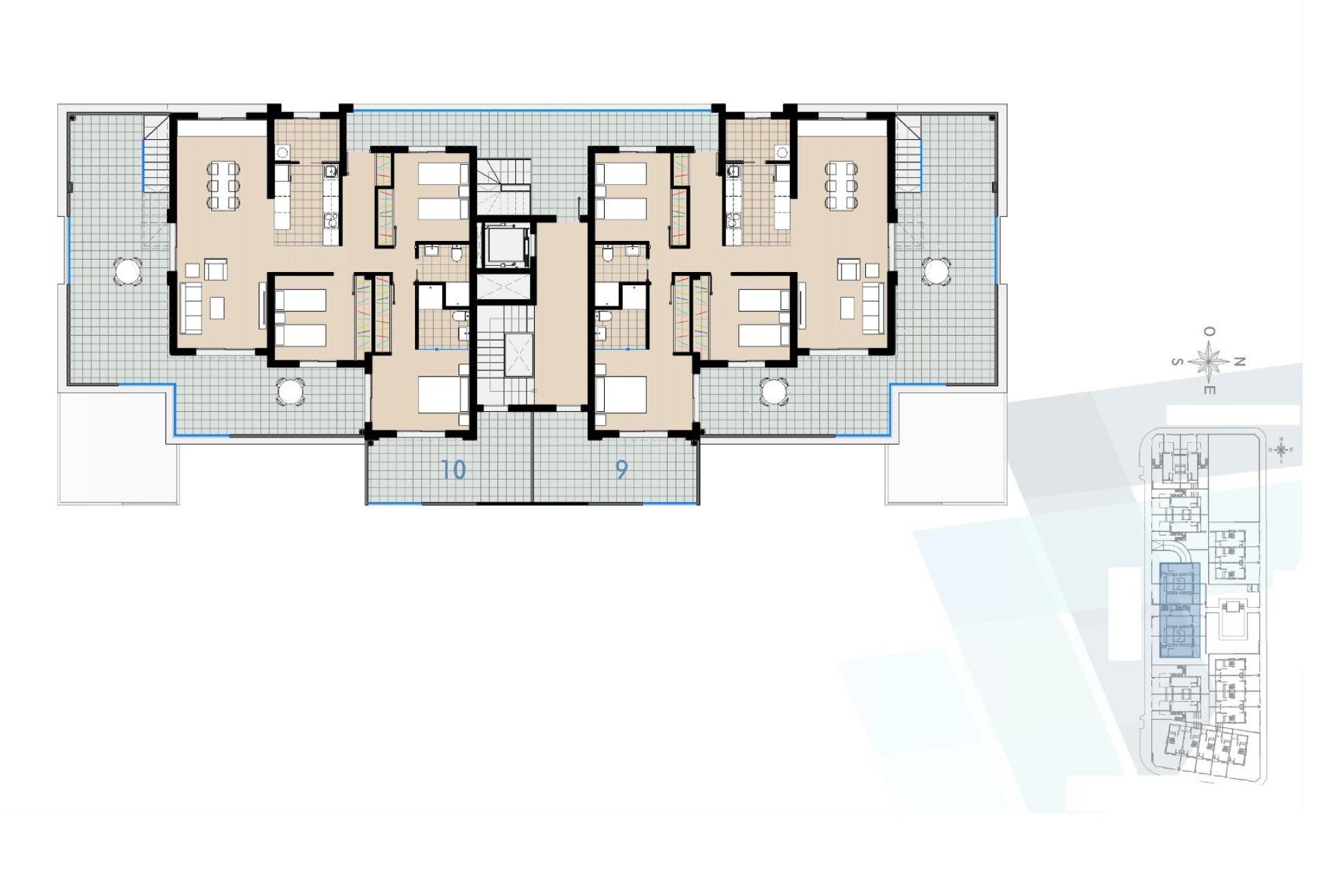 Nieuwbouw Woningen - Penthouse -
Pilar de la Horadada - Torre De La Horadada