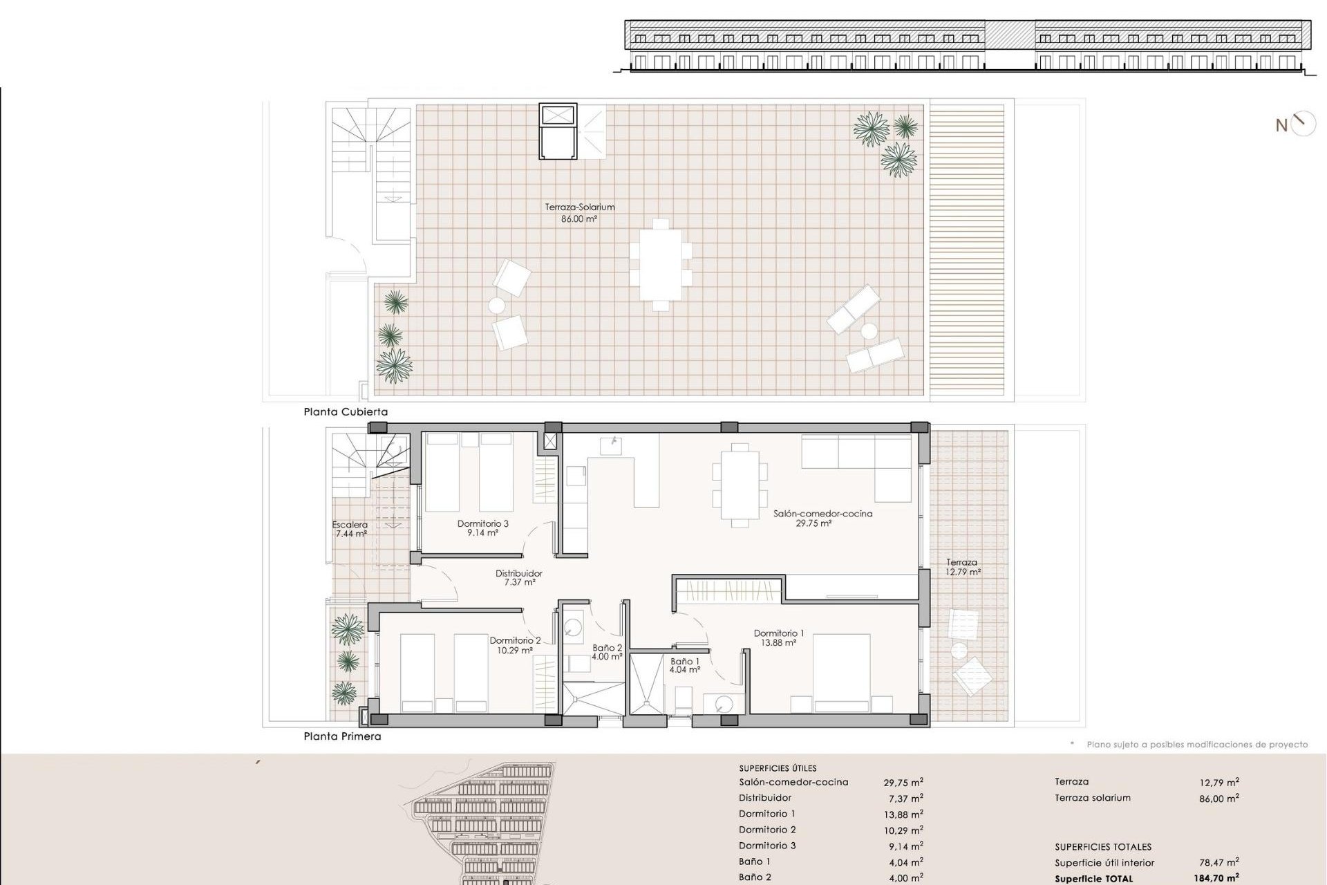 Nieuwbouw Woningen - Penthouse -
Pulpi - Aguilón Golf