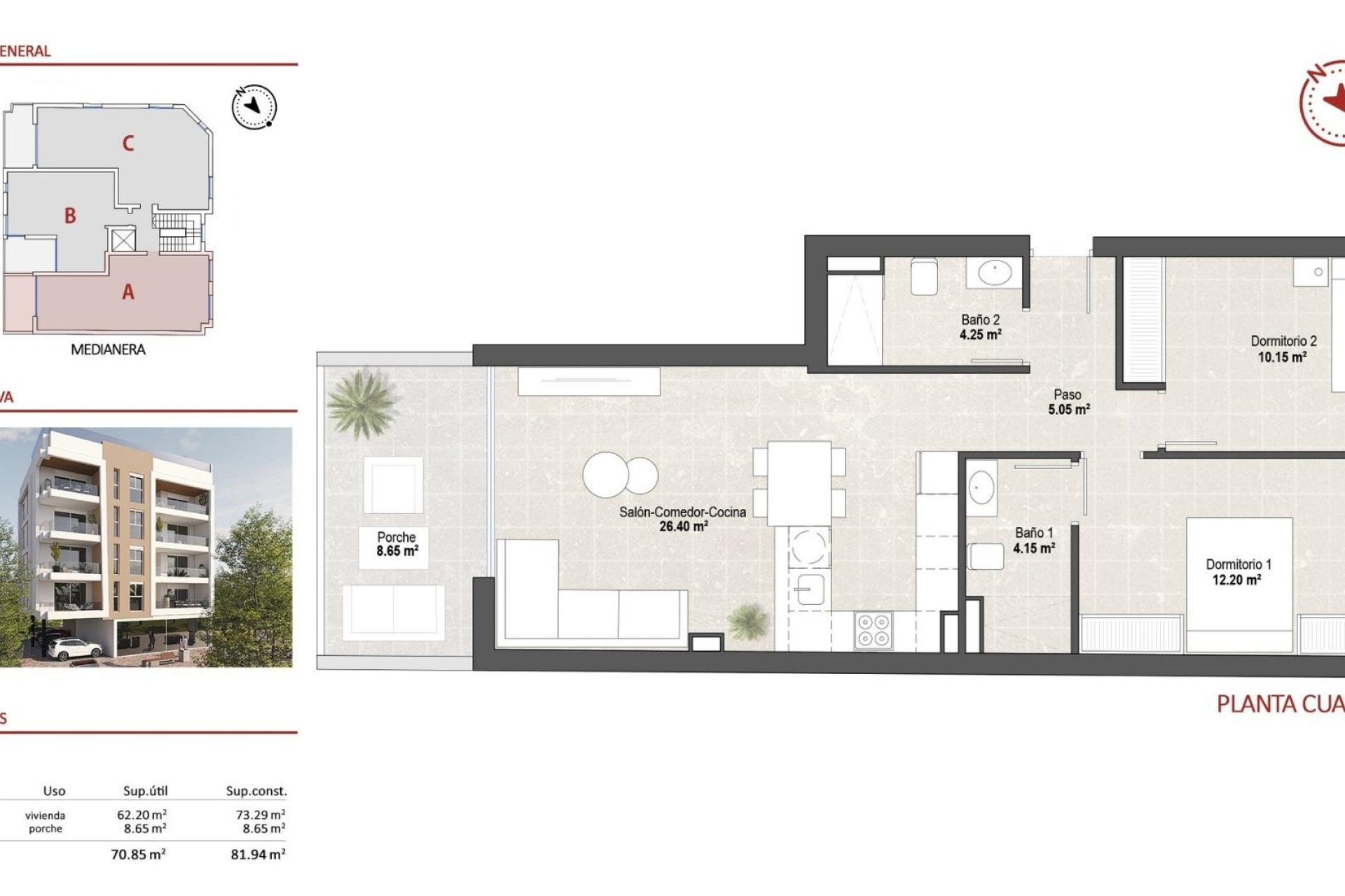 Nieuwbouw Woningen - Penthouse -
San Pedro del Pinatar - Lo Pagan