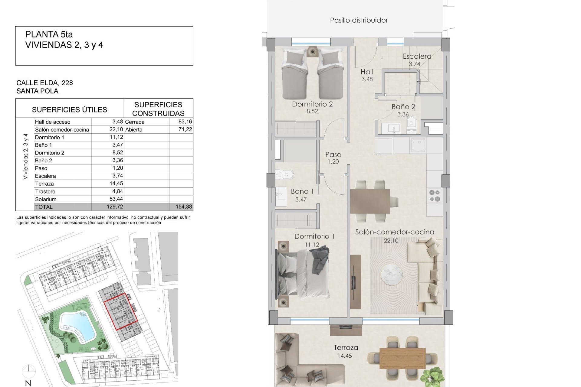 Nieuwbouw Woningen - Penthouse -
Santa Pola - Playa Tamarit