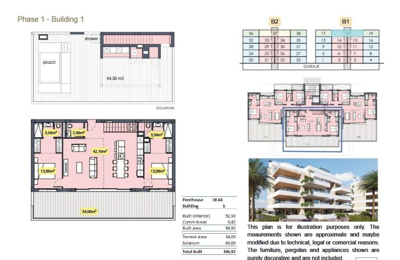 Nieuwbouw Woningen - Penthouse -
Torre Pacheco - Santa Rosalia Lake And Life Resort