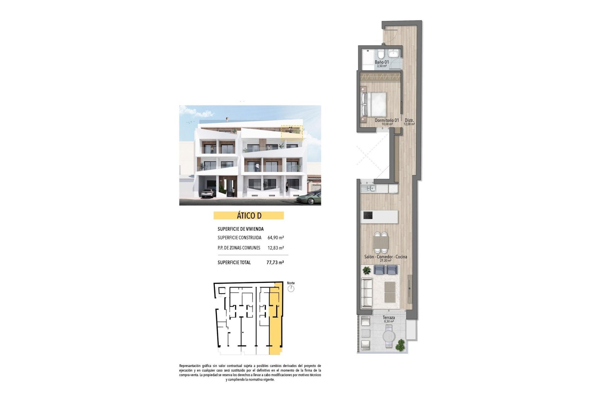 Nieuwbouw Woningen - Penthouse -
Torrevieja - Playa de El Cura