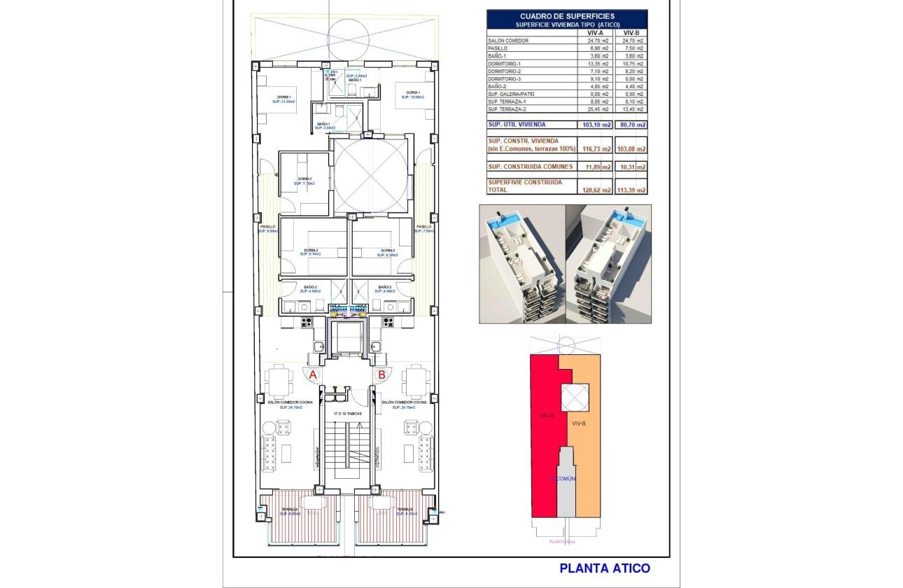 Nieuwbouw Woningen - Penthouse -
Torrevieja - Playa de El Cura