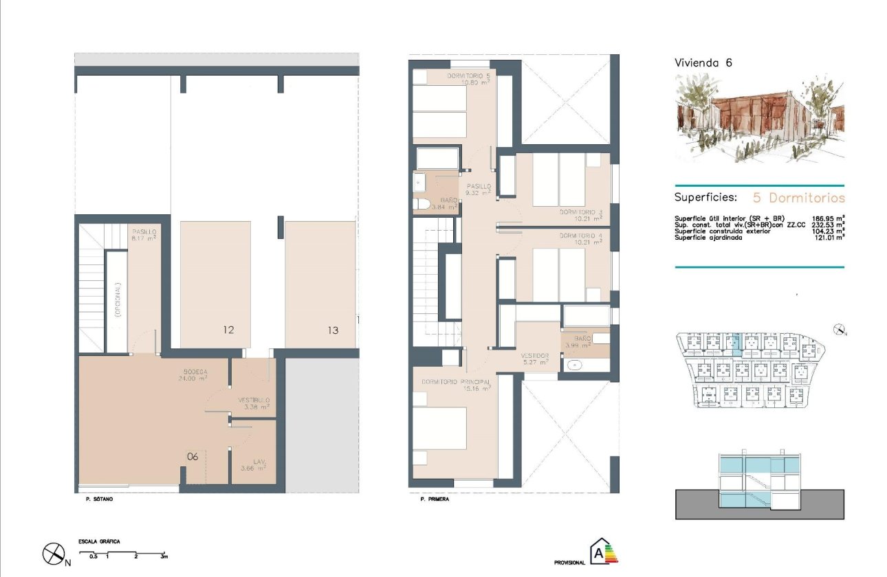 Nieuwbouw Woningen - Semidetached -
Godella - Campolivar