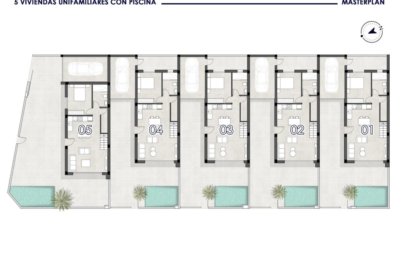 Nieuwbouw Woningen - Semidetached -
San Pedro del Pinatar - Polideportivo