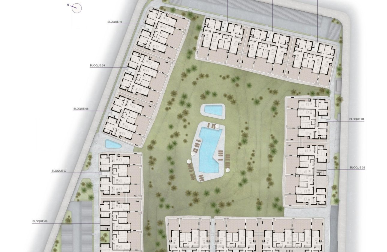 Nieuwbouw Woningen - Top Floor Bungalow -
Ciudad Quesada - Lo Marabú