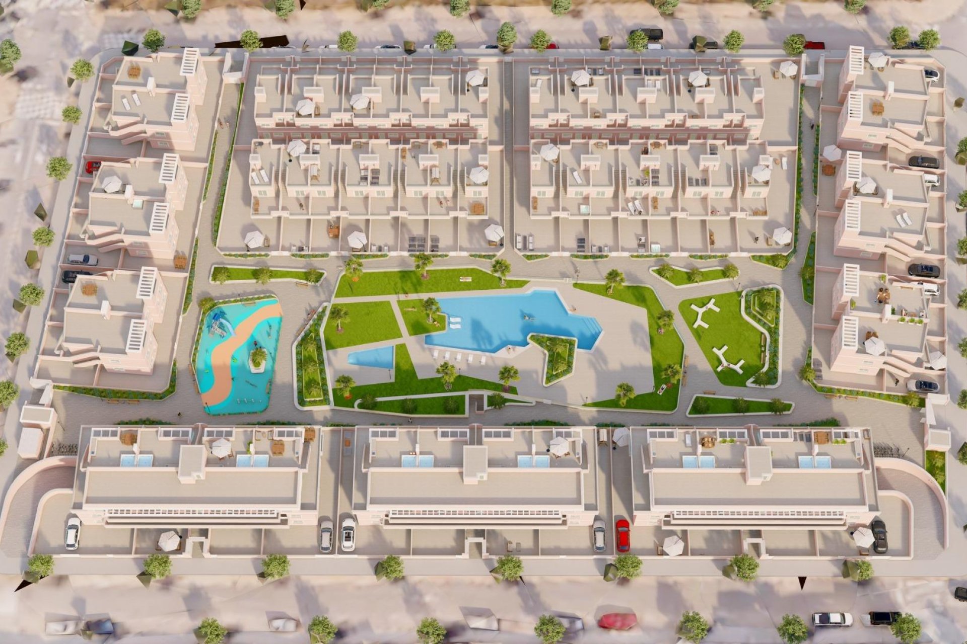 Nieuwbouw Woningen - Top Floor Bungalow -
Pilar de la Horadada - Lo Monte